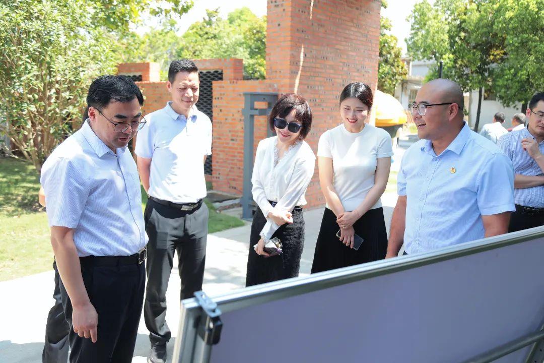 合肥市政府副市长朱胜利一行莅临江淮侨乡六家畈调研指导